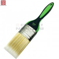 CTRBPB005  High Quality  Nylon/Polyester Filament Paint Brush  rubber handle Oval Paint Brushes